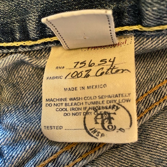 VINTAGE ABERCROMBIE & FITCH ORIGINAL 5 POCKET DENIM MENS BLUE JEANS ⭐️⭐️⭐️⭐️⭐️ - Picture 14 of 16